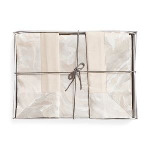 La Perla King Duvet Cover Shams 3 Piece Set
